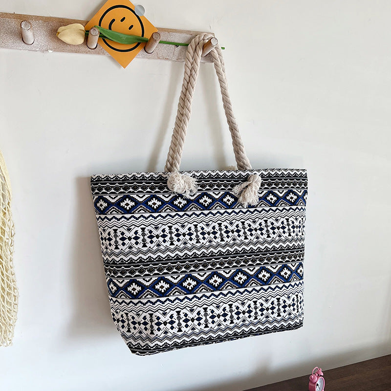 Wholesale Ethnic Printing Tote Bag Canvas Bag